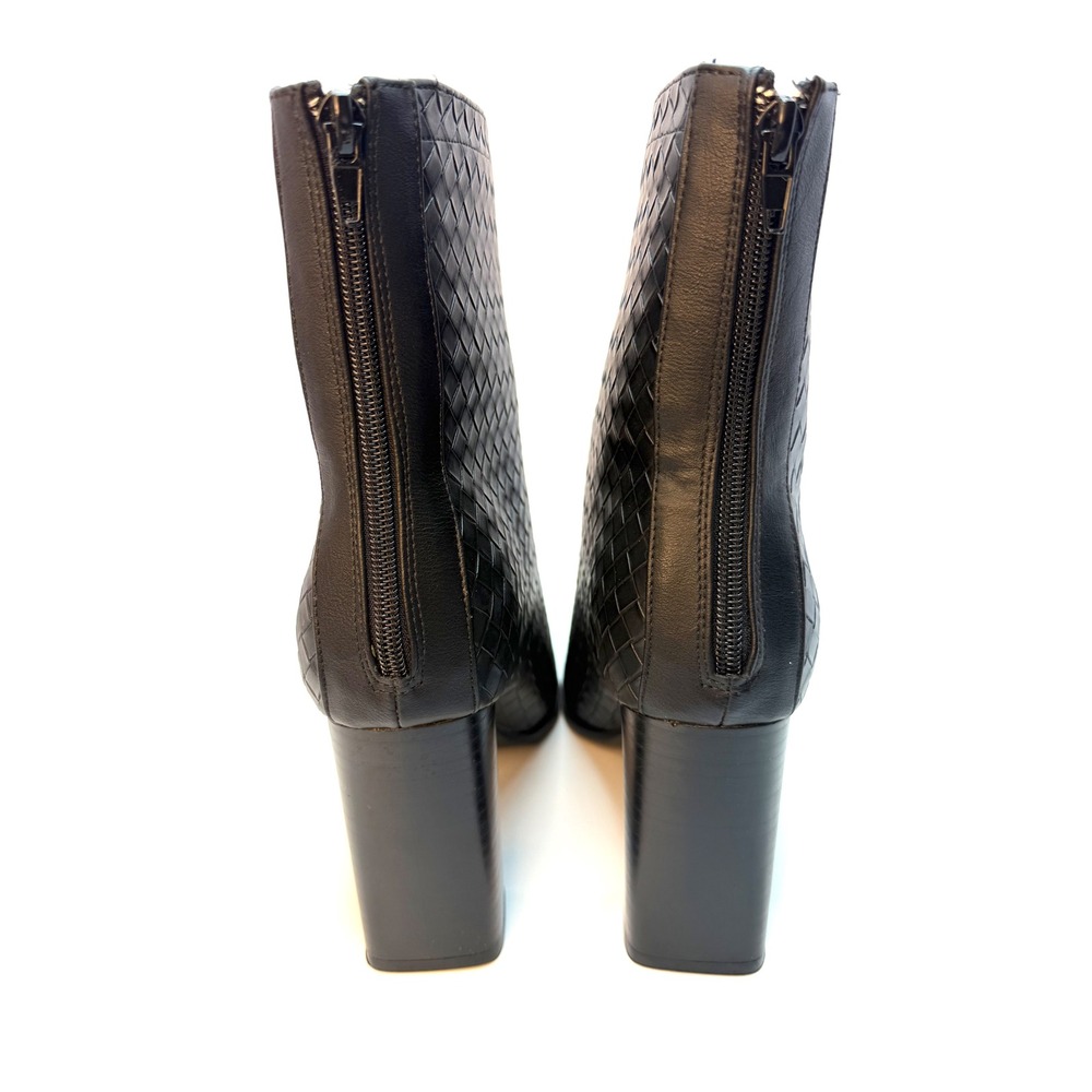 Journee Collection Women's Brielle Woven Booties Boots Black Size 9 NWT/BOX - Picture 7 of 8